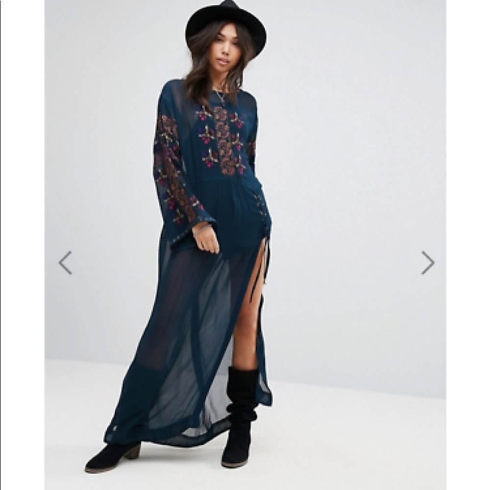 Free people deep jewel tunic